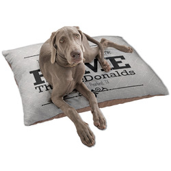 Home State Dog Bed - Large w/ Name or Text
