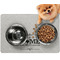 Home State Dog Food Mat - Small w/ Name or Text