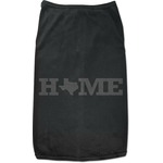 Home State Black Pet Shirt (Personalized)