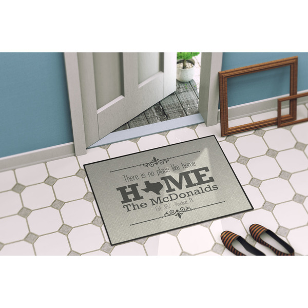 Home State Door Mat Lifestyle