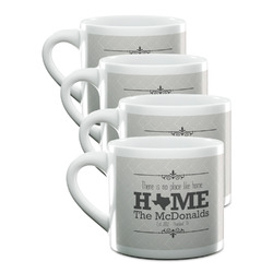 Home State Double Shot Espresso Cups - Set of 4 (Personalized)
