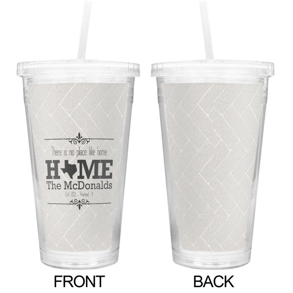 Home State Double Wall Tumbler with Straw - Approval