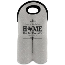 Home State Wine Tote Bag (2 Bottles) (Personalized)