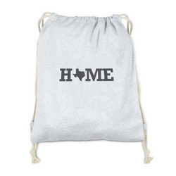Home State Drawstring Backpack - Sweatshirt Fleece - Double Sided (Personalized)