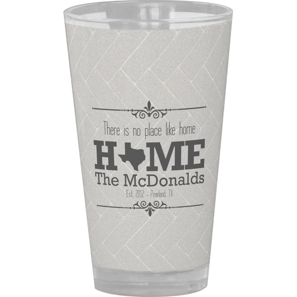 Custom Home State Pint Glass - Full Color (Personalized)