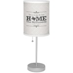 Home State 7" Drum Lamp with Shade Linen (Personalized)