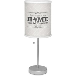 Home State Lamp with Drum Shade (Personalized)