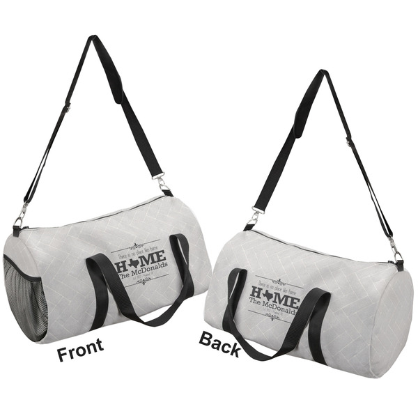 Home State Duffle bag small front and back sides