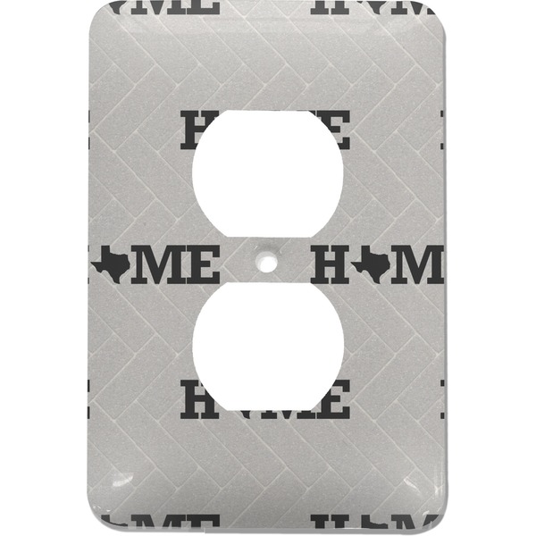 Custom Home State Electric Outlet Plate