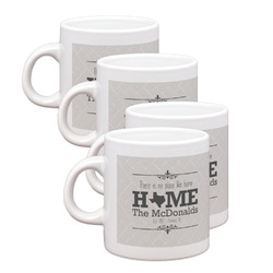 Home State Single Shot Espresso Cups - Set of 4 (Personalized)