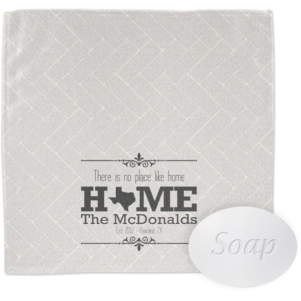 Custom Home State Washcloth (Personalized)