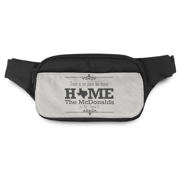 Custom Home State Fanny Pack - Modern Style (Personalized)