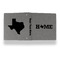 Home State Leather Binder - 1" - Grey - Back Spine Front View