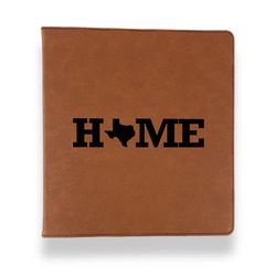 Home State Leather Binder - 1" - Rawhide (Personalized)