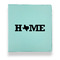 Home State Leather Binder - 1" - Teal (Personalized)