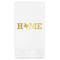 Home State Foil Stamped Guest Napkins - Front View