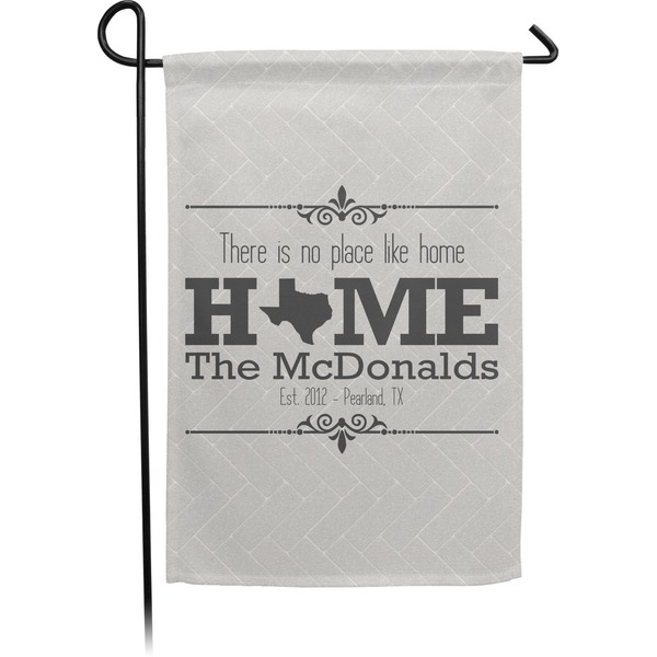Custom Home State Small Garden Flag - Double Sided w/ Name or Text