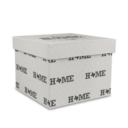Home State Gift Box with Lid - Canvas Wrapped - Medium (Personalized)