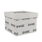 Home State Gift Boxes with Lid - Canvas Wrapped - Medium - Front/Main