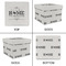 Home State Gift Boxes with Lid - Canvas Wrapped - Small - Approval