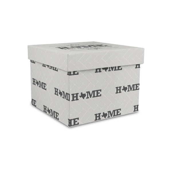 Custom Home State Gift Box with Lid - Canvas Wrapped - Small (Personalized)
