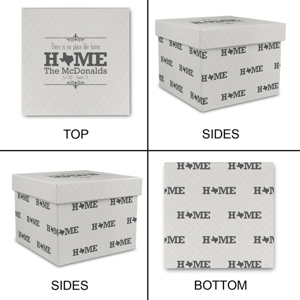 Home State Gift Boxes with Lid - Canvas Wrapped - X-Large - Approval