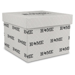 Home State Gift Box with Lid - Canvas Wrapped - X-Large (Personalized)
