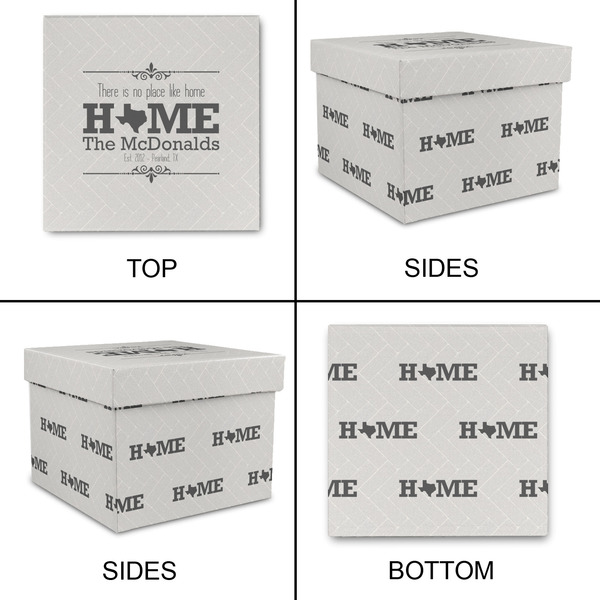 Home State Gift Boxes with Lid - Canvas Wrapped - XX-Large - Approval