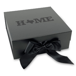 Home State Gift Box with Magnetic Lid - Black