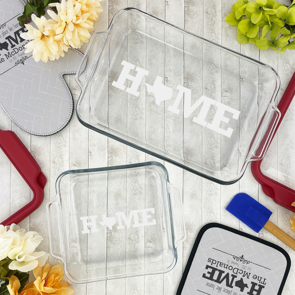 Home State Glass Baking Dish Set - LIFESTYLE