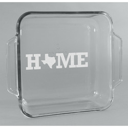 Home State Glass Cake Dish - 8in x 8in