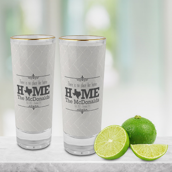 Home State Glass Shot Glass - 2 oz - LIFESTYLE