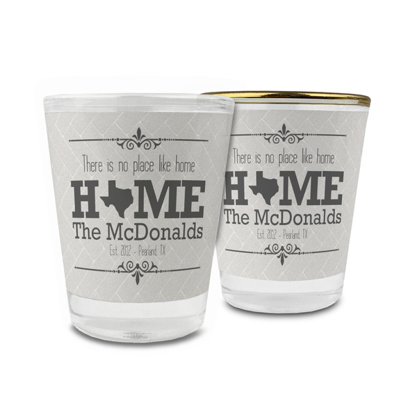 Custom Home State Glass Shot Glass - 1.5 oz (Personalized)