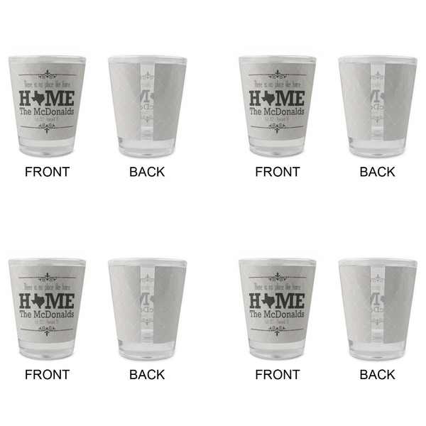 Home State Glass Shot Glass - Standard - Set of 4 - APPROVAL