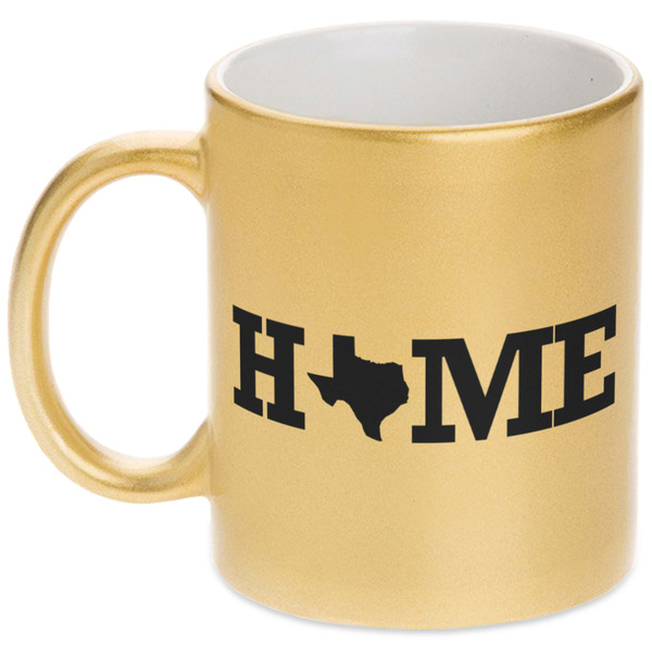Custom Home State Metallic Mug (Personalized)