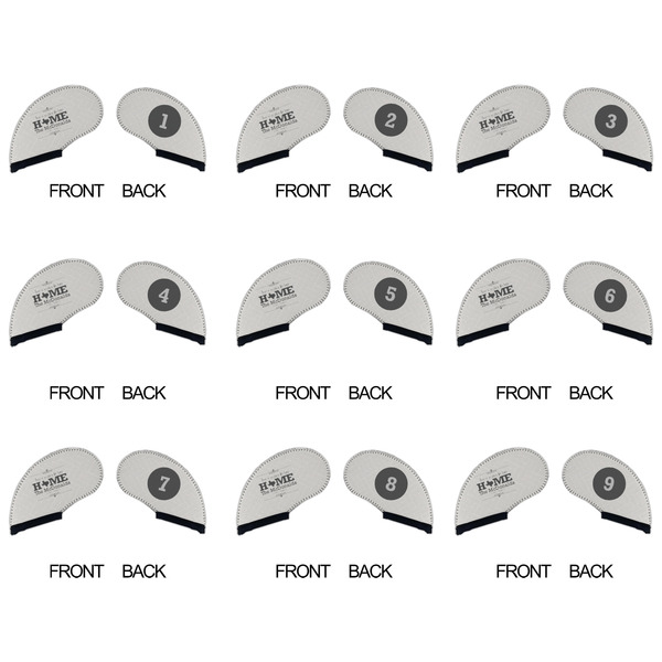 Home State Golf Club Covers - APPROVAL (set of 9)