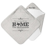 Home State Hooded Baby Towel (Personalized)