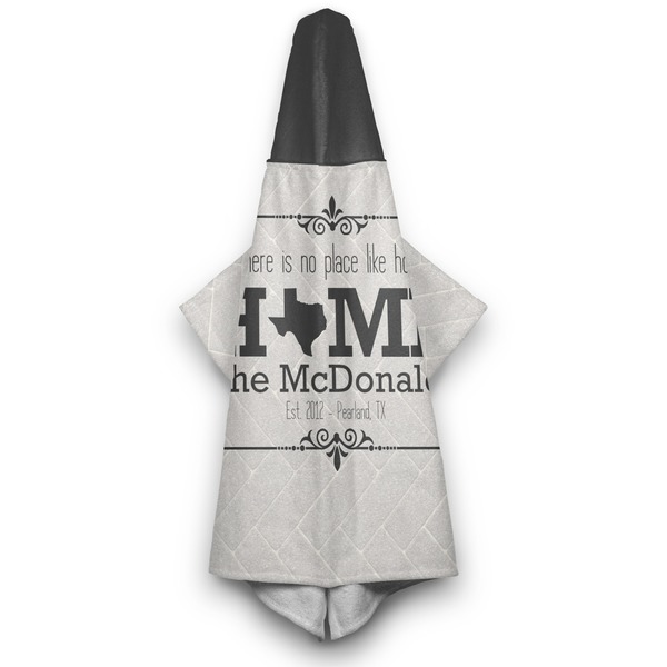 Home State Hooded Towel - Hanging