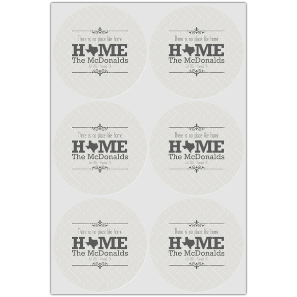 Home State Icing Circle - Large - Set of 6