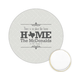 Home State Printed Cookie Topper - 2.15" (Personalized)