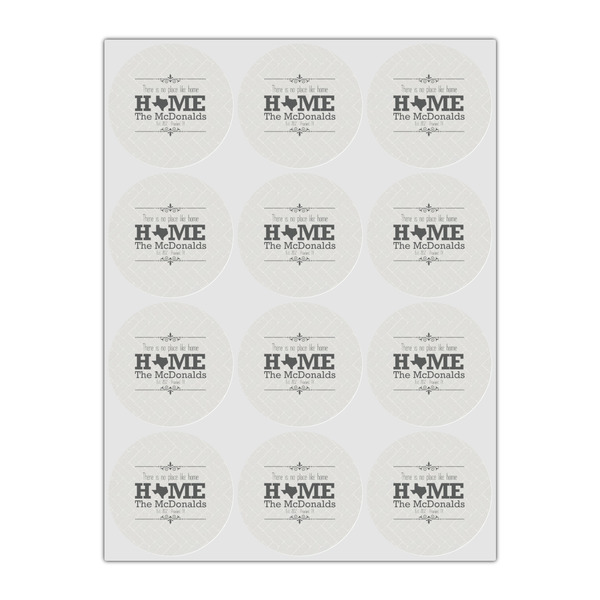 Home State Icing Circle - Small - Set of 12