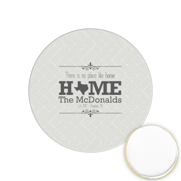 Custom Home State Printed Cookie Topper - 1.25" (Personalized)