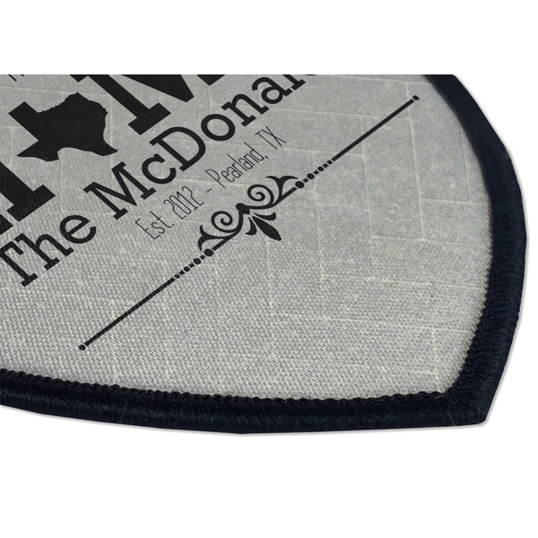 Home State Iron on Shield 3 Detail