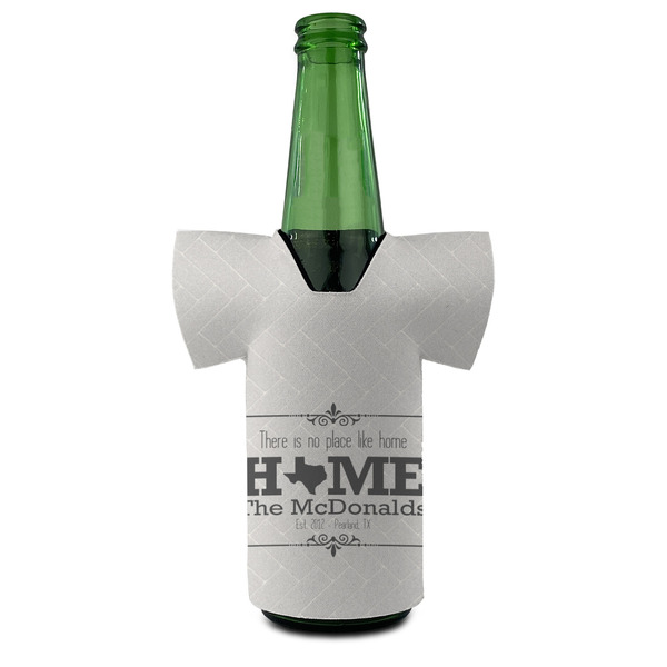 Home State Jersey Bottle Cooler - FRONT (on bottle)