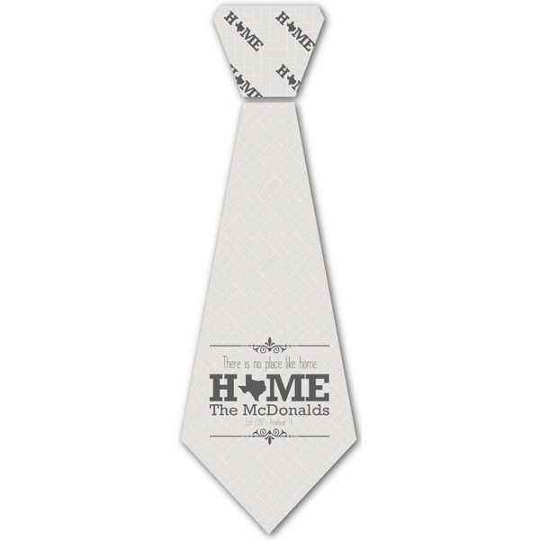 Custom Home State Iron On Tie (Personalized)