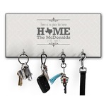 Home State Key Hanger w/ 4 Hooks w/ Name or Text