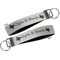 Home State Key-chain - Metal and Nylon - Front and Back