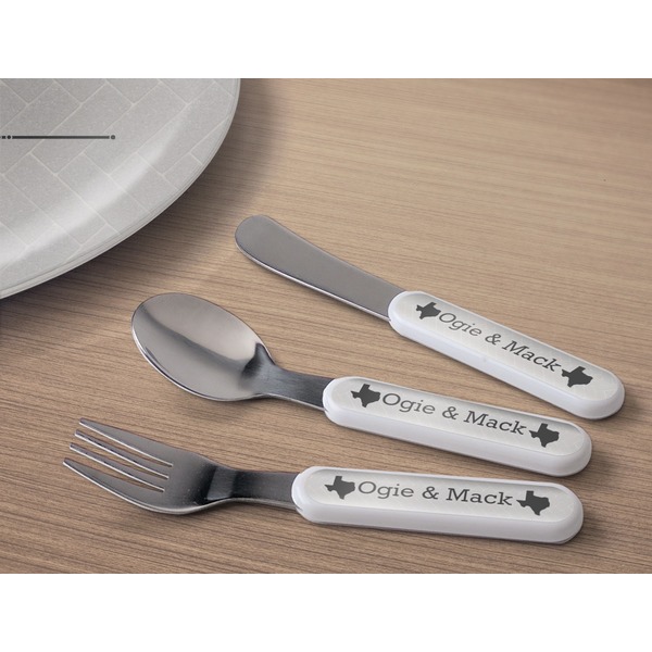 Home State Kids Flatware w/ Plate