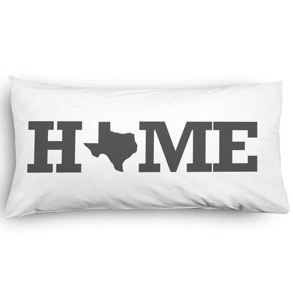 Custom Home State Pillow Case - King - Graphic (Personalized)