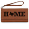 Home State Ladies Leatherette Wallet - Laser Engraved - Rawhide (Personalized)